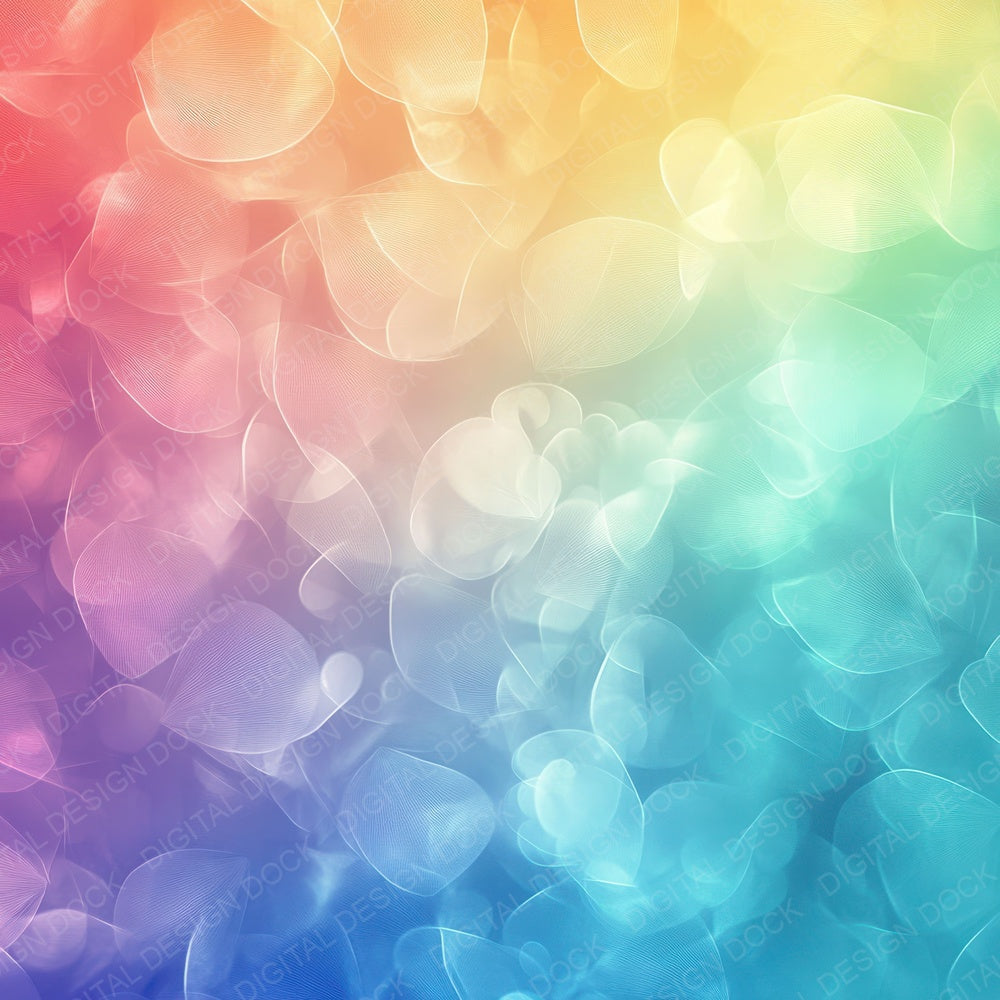 Rainbow Dream Glow Digital Paper Pack (DDD003140)