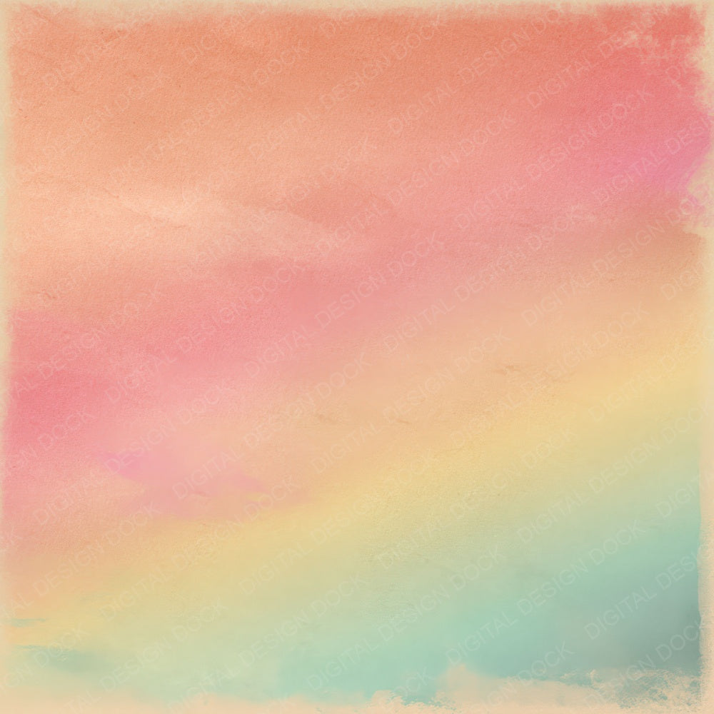 Rainbow Ink Bleed Digital Paper Pack (DDD008634)