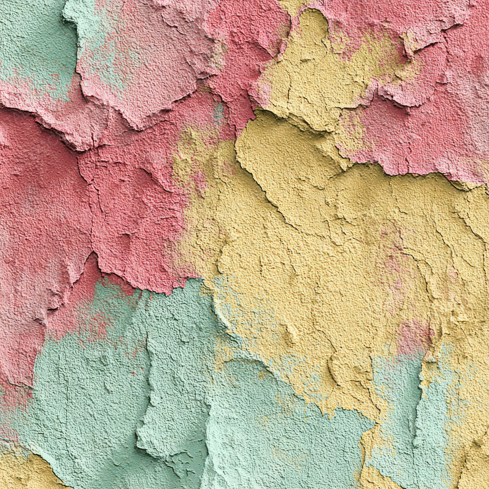 Rainbow Plaster Mural Digital Paper Pack (DDD008635)