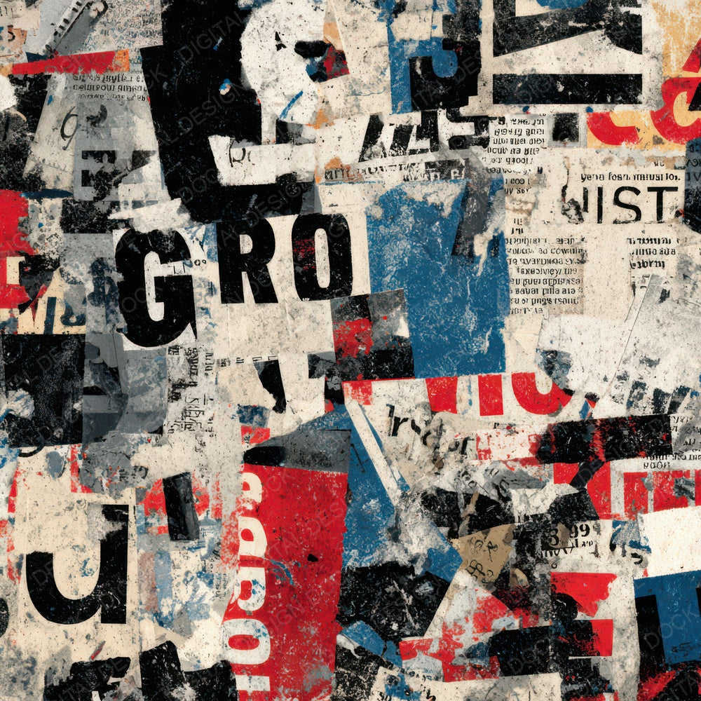 Ransom Letter Collage Digital Paper Pack (DDD008202)
