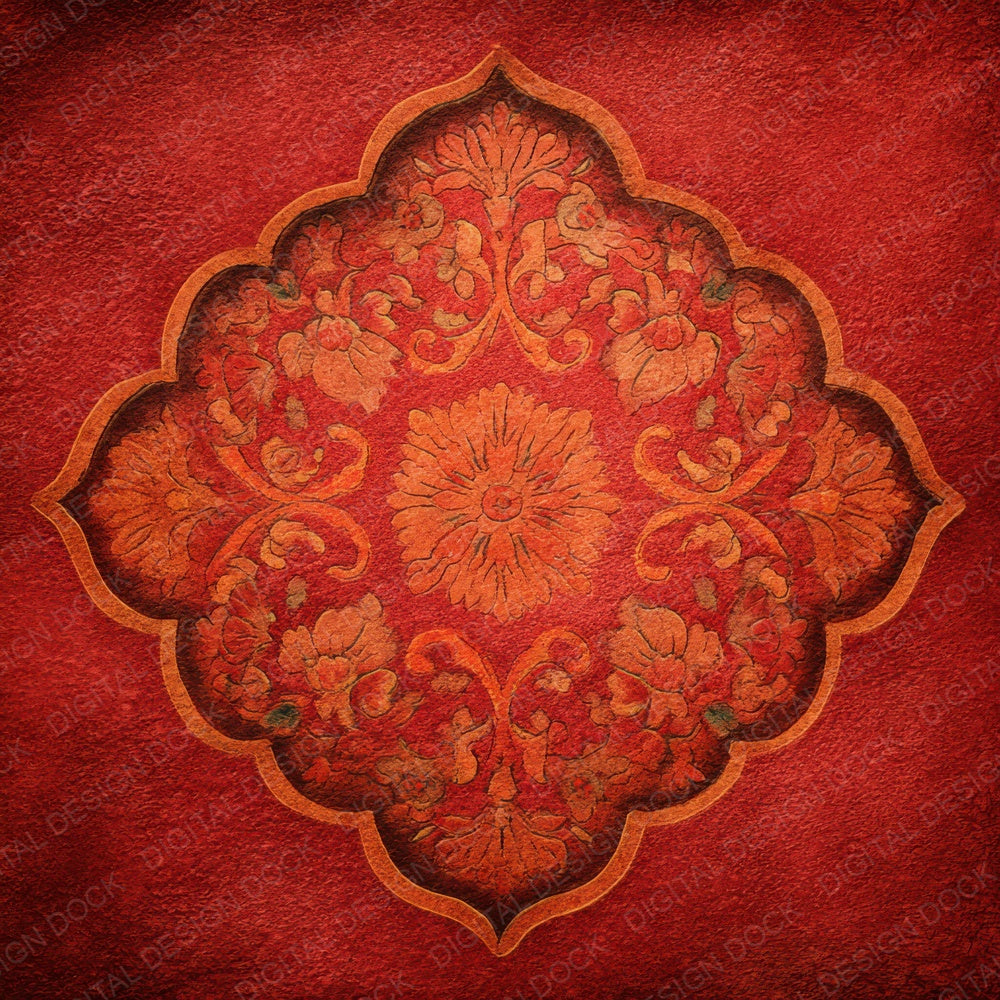 Red Cardback Background Digital Paper Pack (DDD003174)