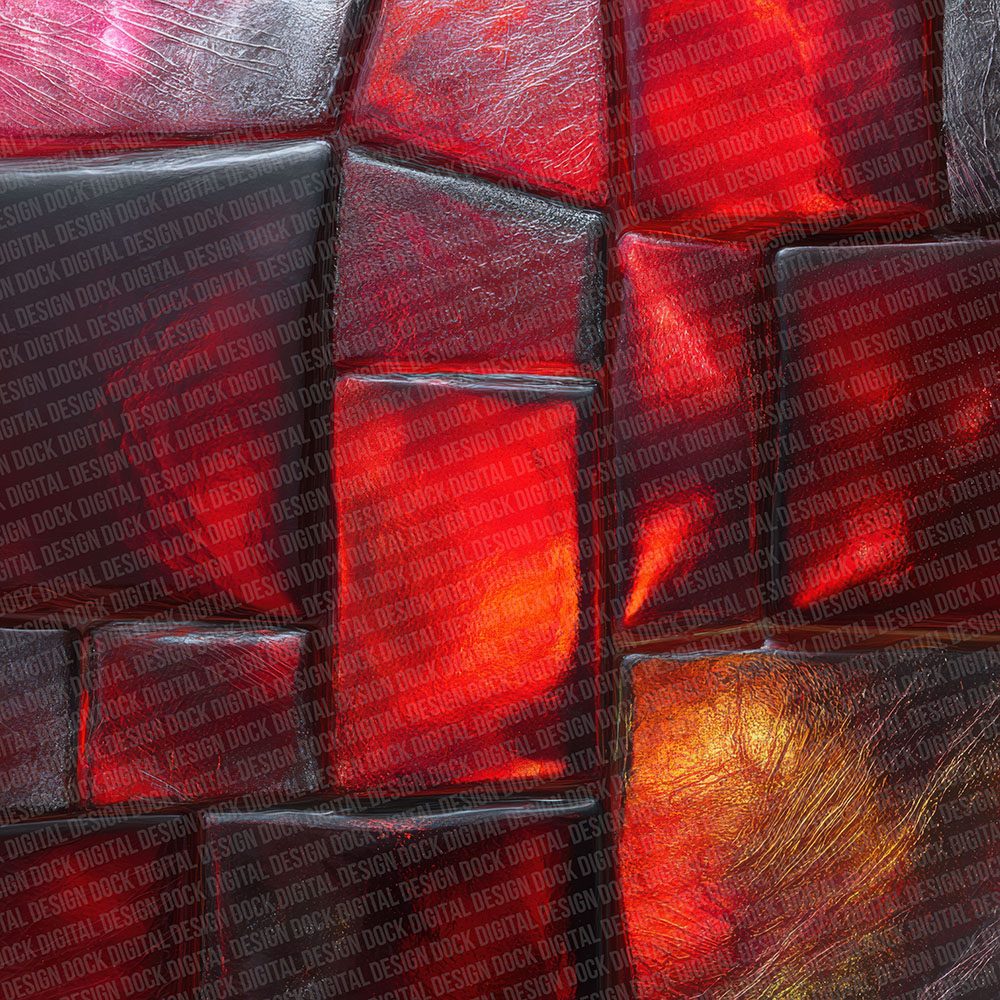 Red Glass Texture Digital Paper Pack (DDD003180)
