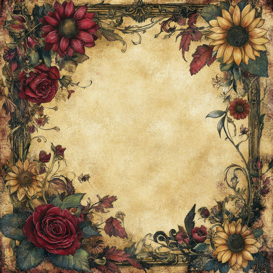 Renaissance Bloom Digital Paper Pack (DDD003198)