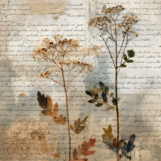 Retro Herbarium Digital Paper Pack (DDD003212)