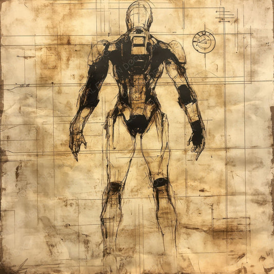 Robot Humanoid Digital Paper Pack (DDD003248)