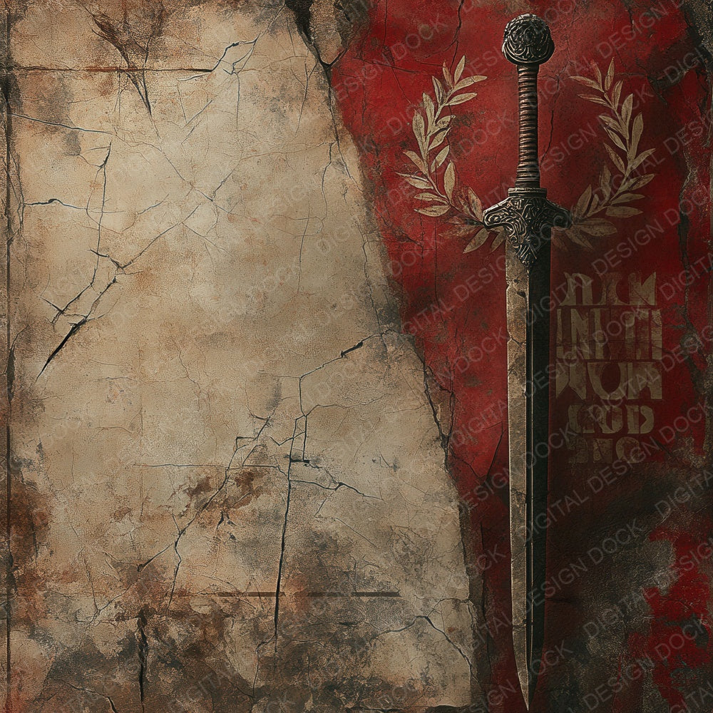 Roman Sword Armor Digital Paper Pack (DDD003251)