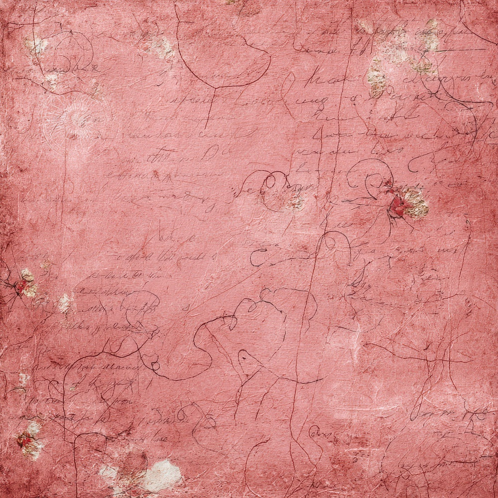 Rose Script Fabric Smudge Digital Paper Pack (DDD003281)