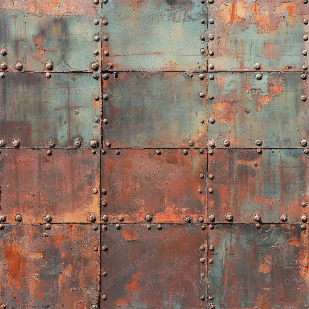 Rusted Steel Grids Digital Paper Pack (DDD003320)