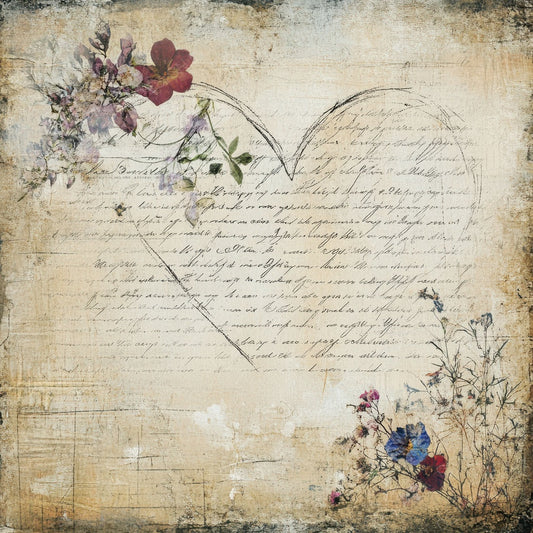 Sacred Scroll Love Digital Paper Pack (DDD003333)
