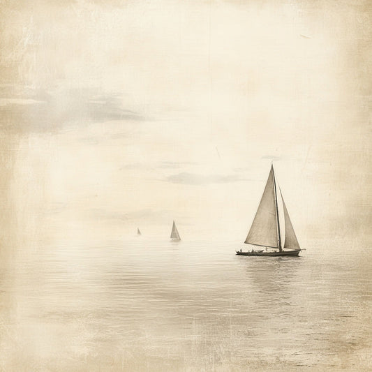 Sailboat Sky Shoreline Digital Paper Pack (DDD003360)