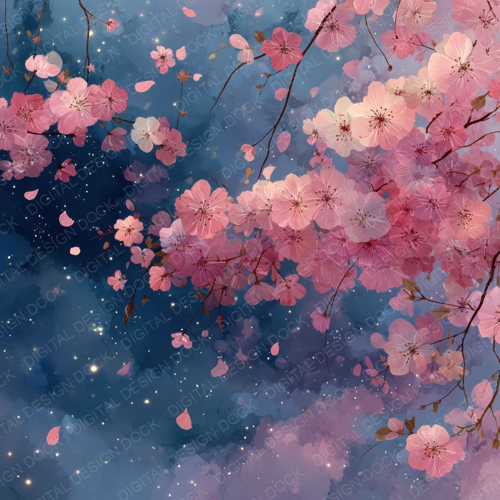 Sakura Twilight Digital Paper Pack (DDD003365)