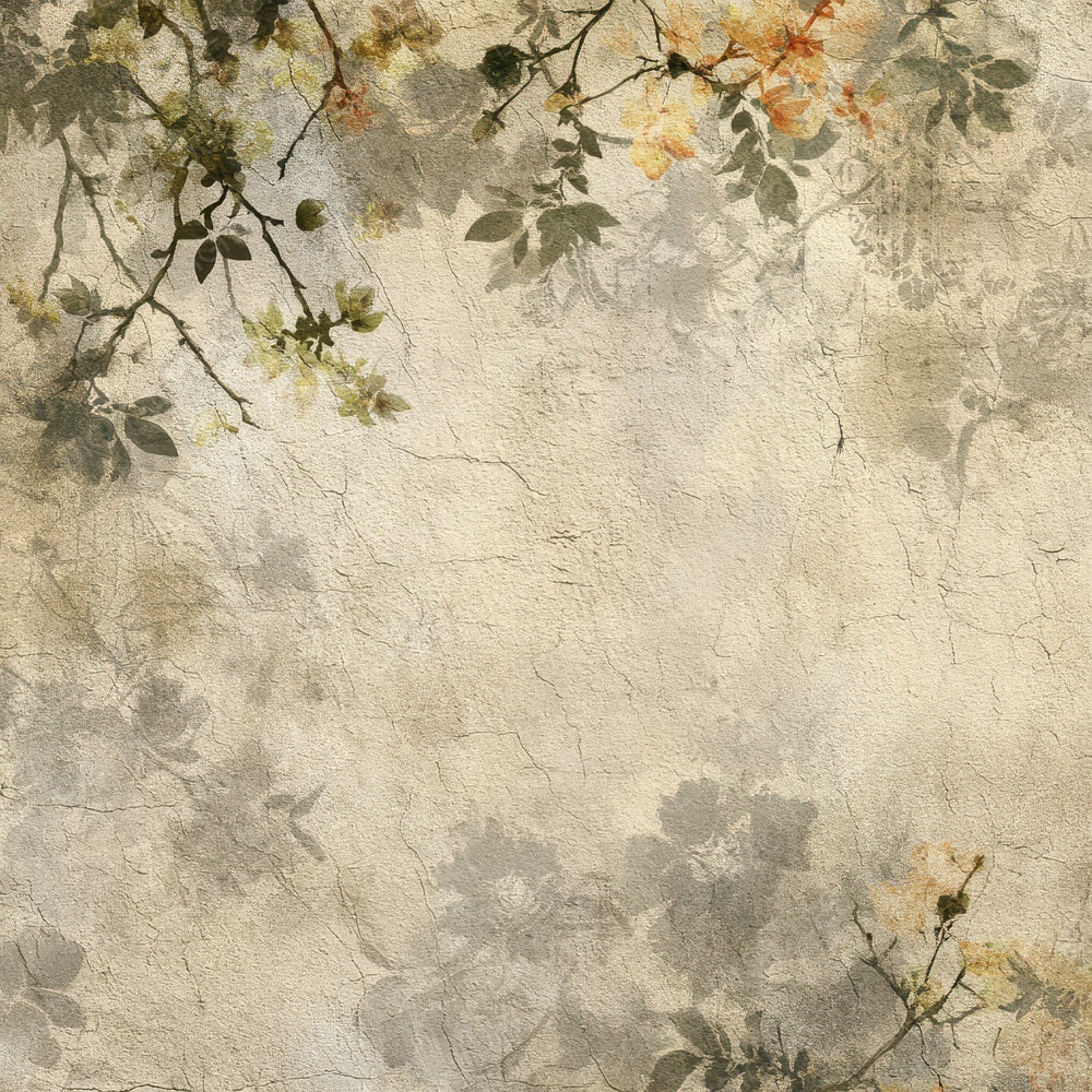 Sandstone Leaf Ink Stencil Digital Paper Pack (DDD003382)