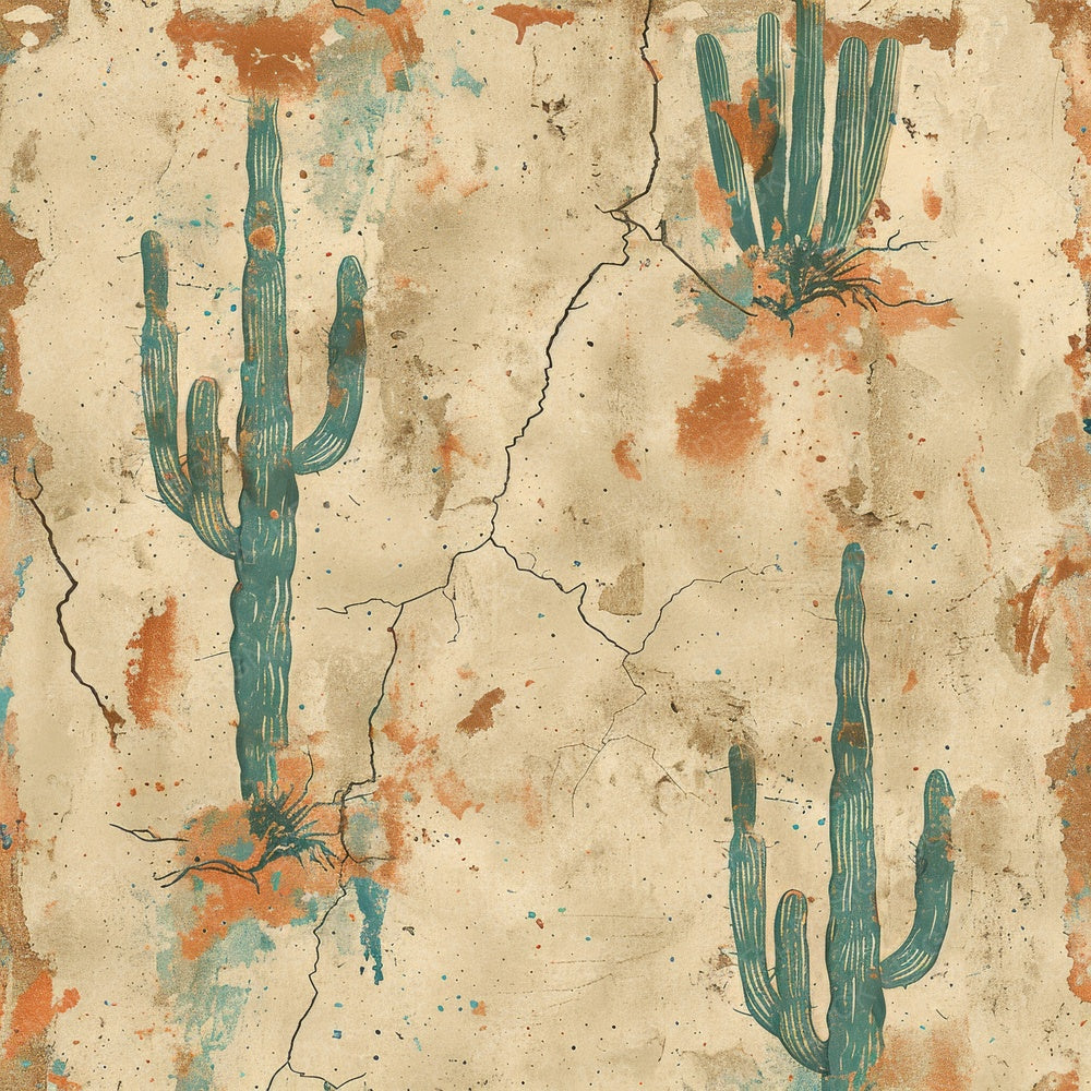 Sandy Beige Cactus Digital Paper Pack (DDD003387)