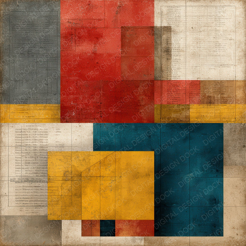School Chart Primary Diagram Grid Digital Paper Pack (DDD003408)