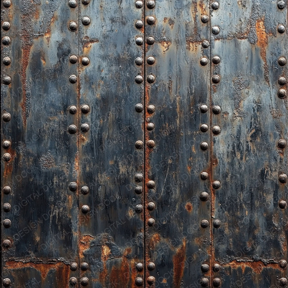 Scratched Metal Panels Background Digital Paper Pack (DDD003418)