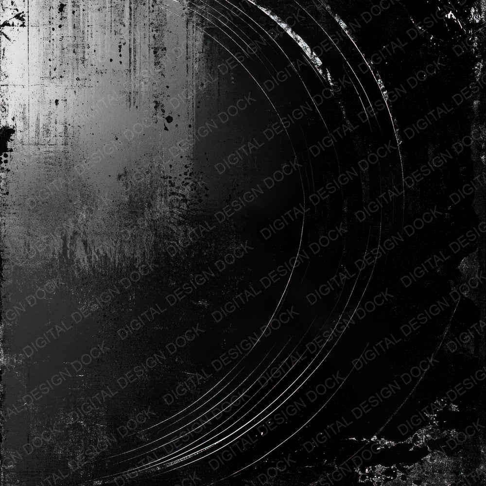 Scratched Mono Vignette Digital Paper Pack (DDD003419)