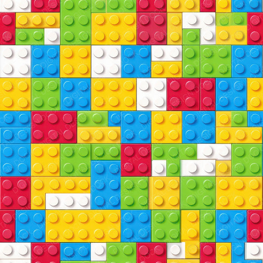 Seamless Lego Brick Wall Digital Paper Pack (DDD012334)