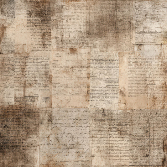 Sepia Archive Collage Digital Paper Pack (DDD008204)