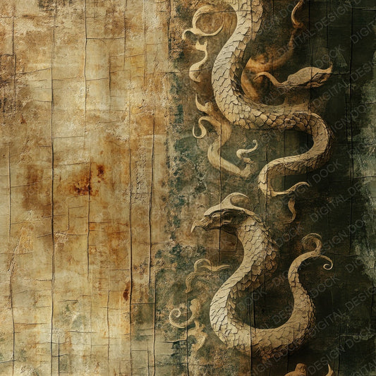 Serpent Temple Relic Digital Paper Pack (DDD003459)
