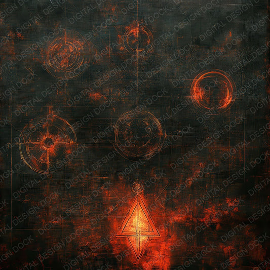 Sigil Flame Void Digital Paper Pack (DDD003484)