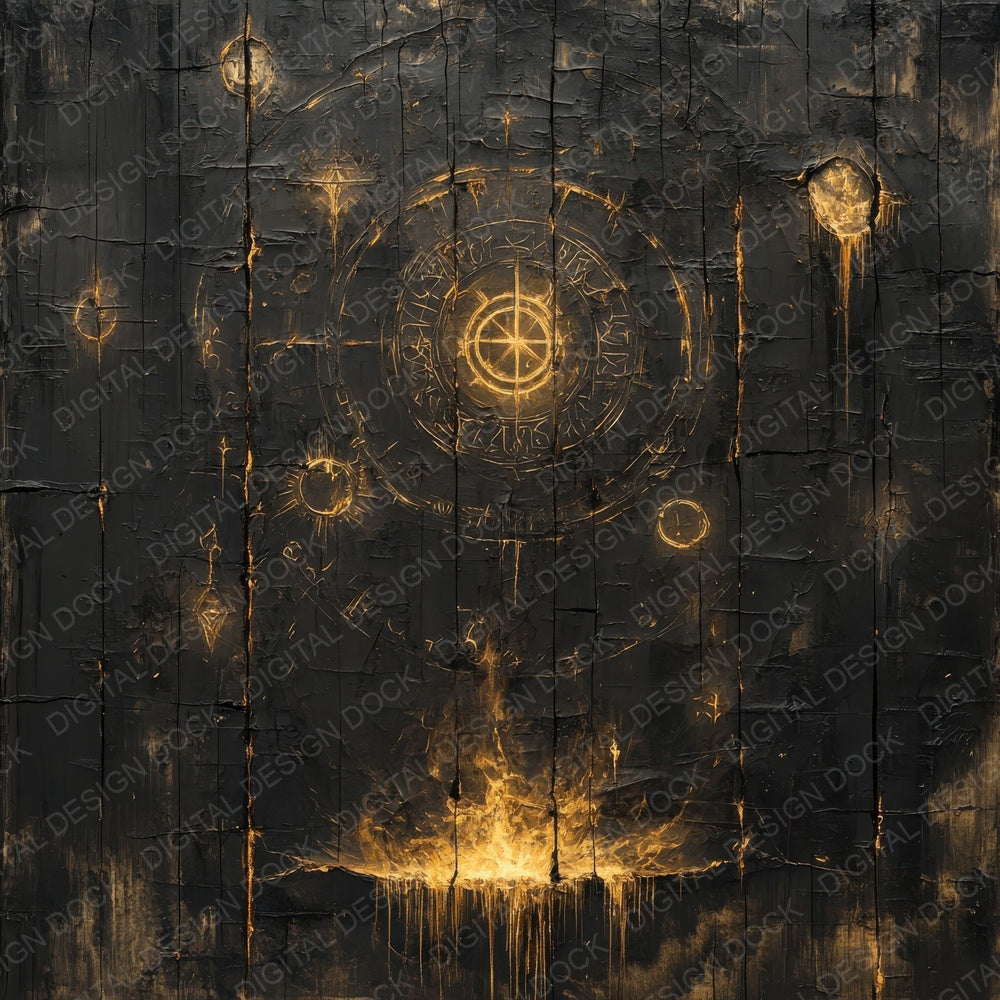 Sigil Flame Void Digital Paper Pack (DDD003484)