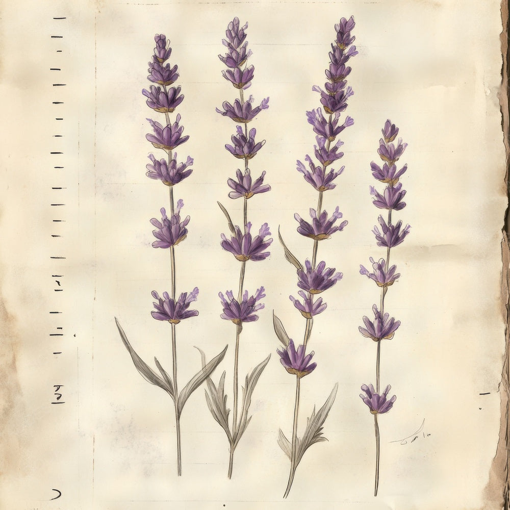 Sketch Lavender Notebook Digital Paper Pack (DDD003599)