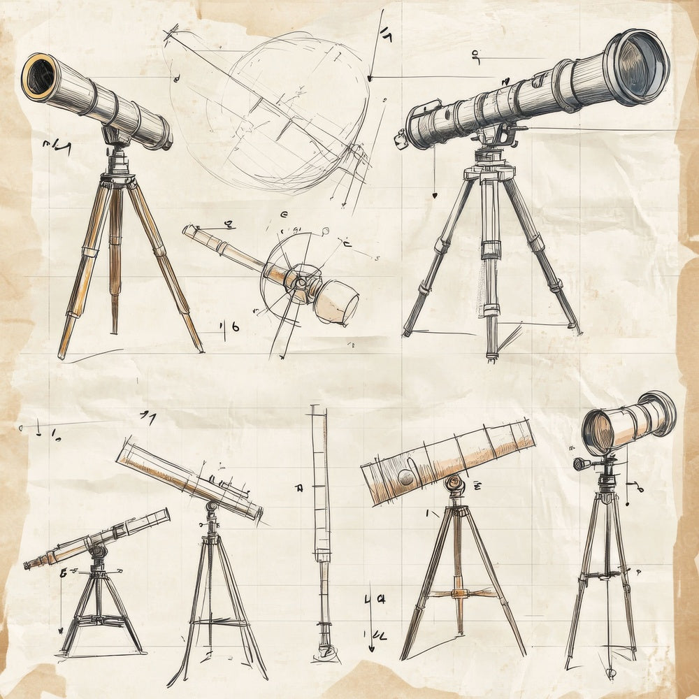 Sketch Telescope Notepad Digital Paper Pack (DDD003682)