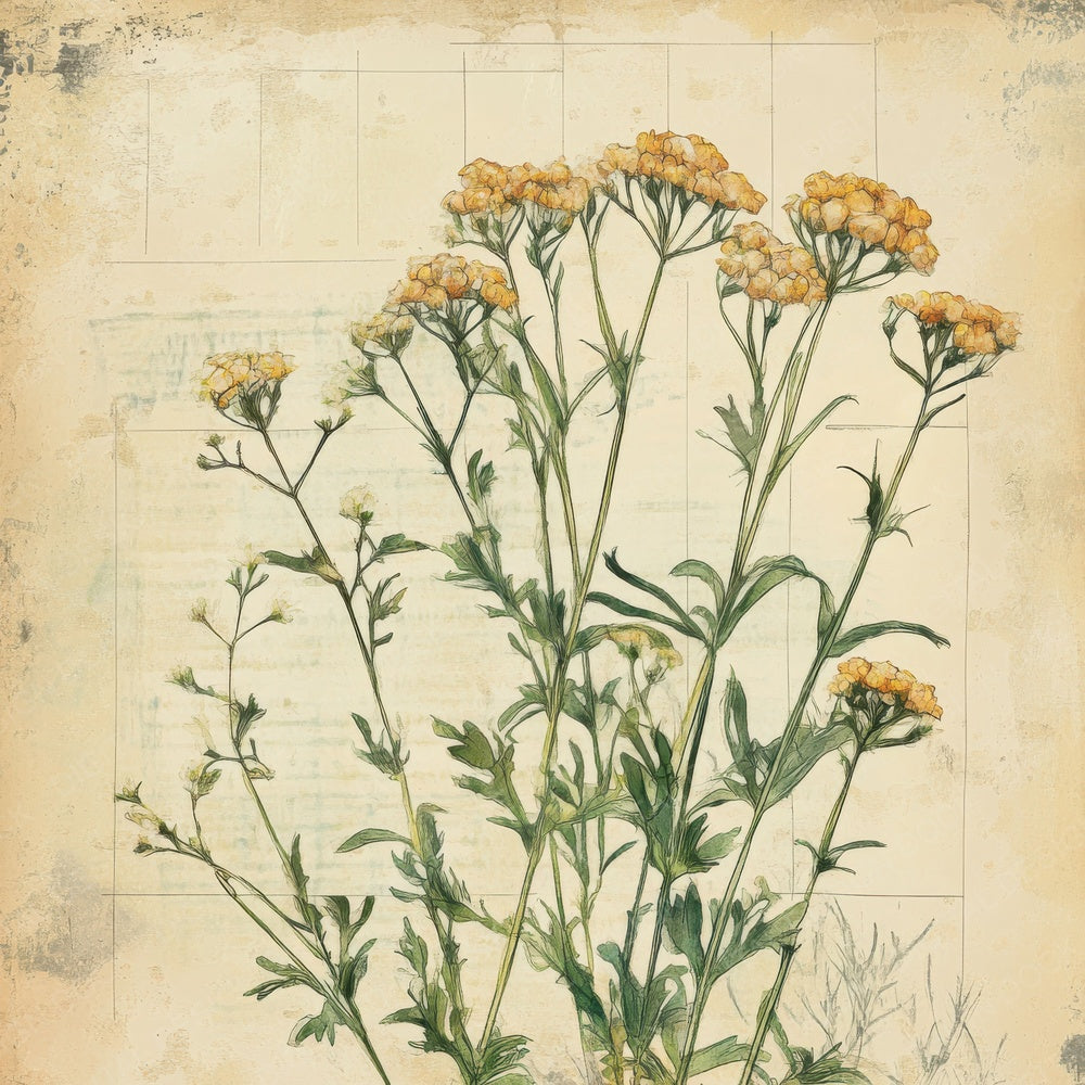Sketch Yarrow Notepad Digital Paper Pack (DDD003709)