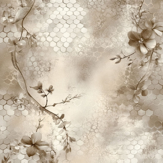 Snake Wildflower Fade Digital Paper Pack (DDD003739)