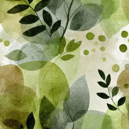 Soft Leaf Green Digital Paper Pack (DDD003753)