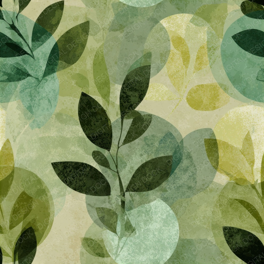 Soft Leaf Green Digital Paper Pack (DDD003753)