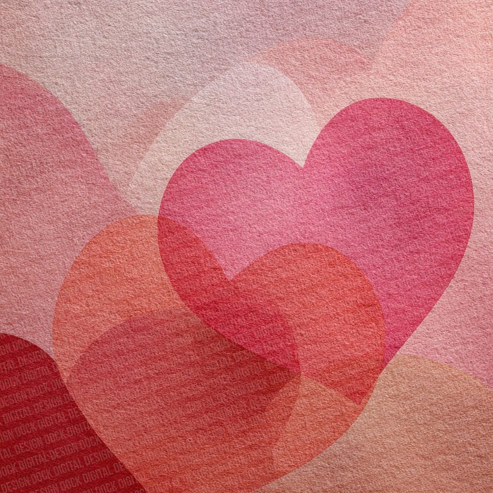 Soft Valentine Space Digital Paper Pack (DDD003762)