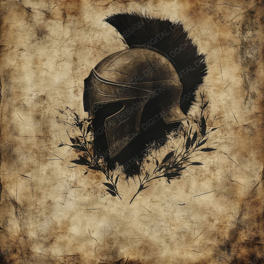 Spartan Spear Helmet Digital Paper Pack (DDD003783)