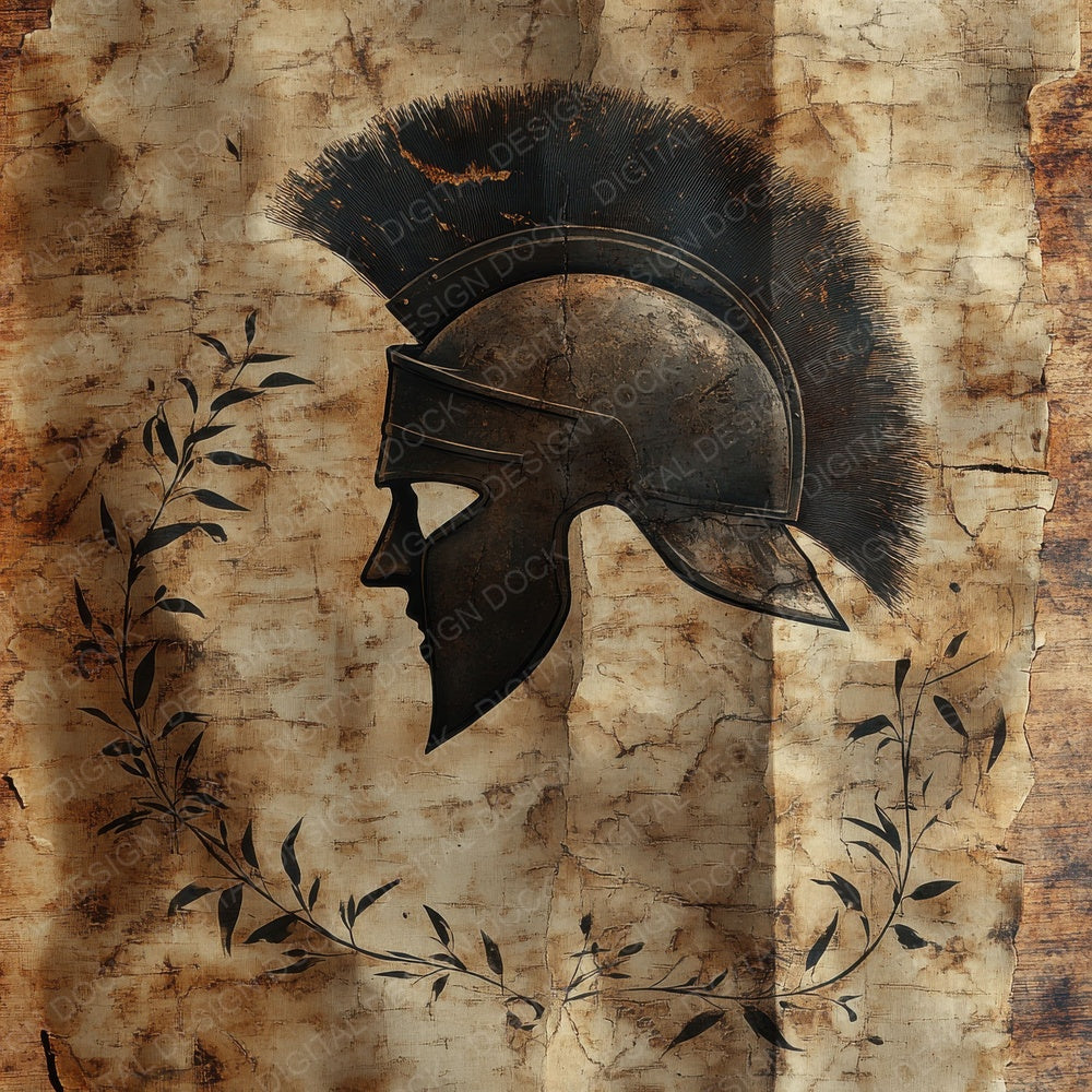 Spartan Spear Helmet Digital Paper Pack (DDD003783)