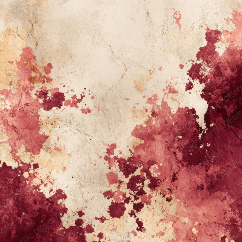 Splatter Burgundy Ivory Digital Paper Pack (DDD003792)