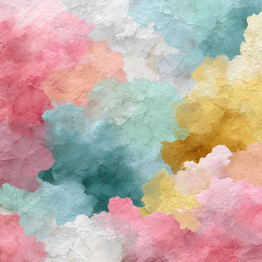 Splatter Pastel Rainbow Digital Paper Pack (DDD003805)