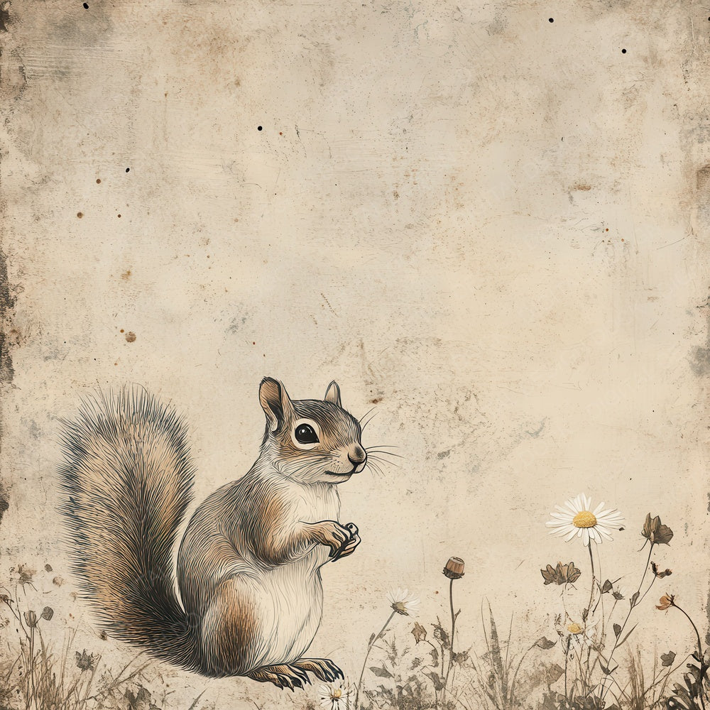 Squirrel Acorn Whisper Digital Paper Pack (DDD003828)