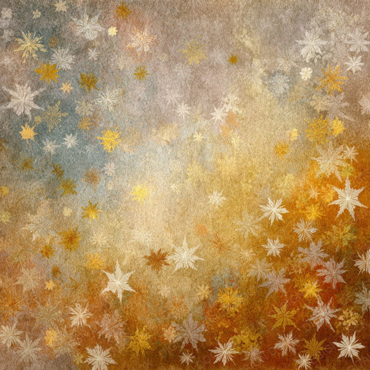 Star Glow Vintage Christmas Background Digital Paper Pack (DDD003840)