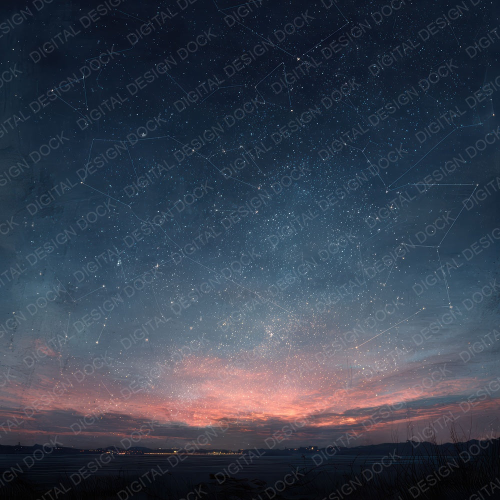 Star Map Glow Digital Paper Pack (DDD003841)