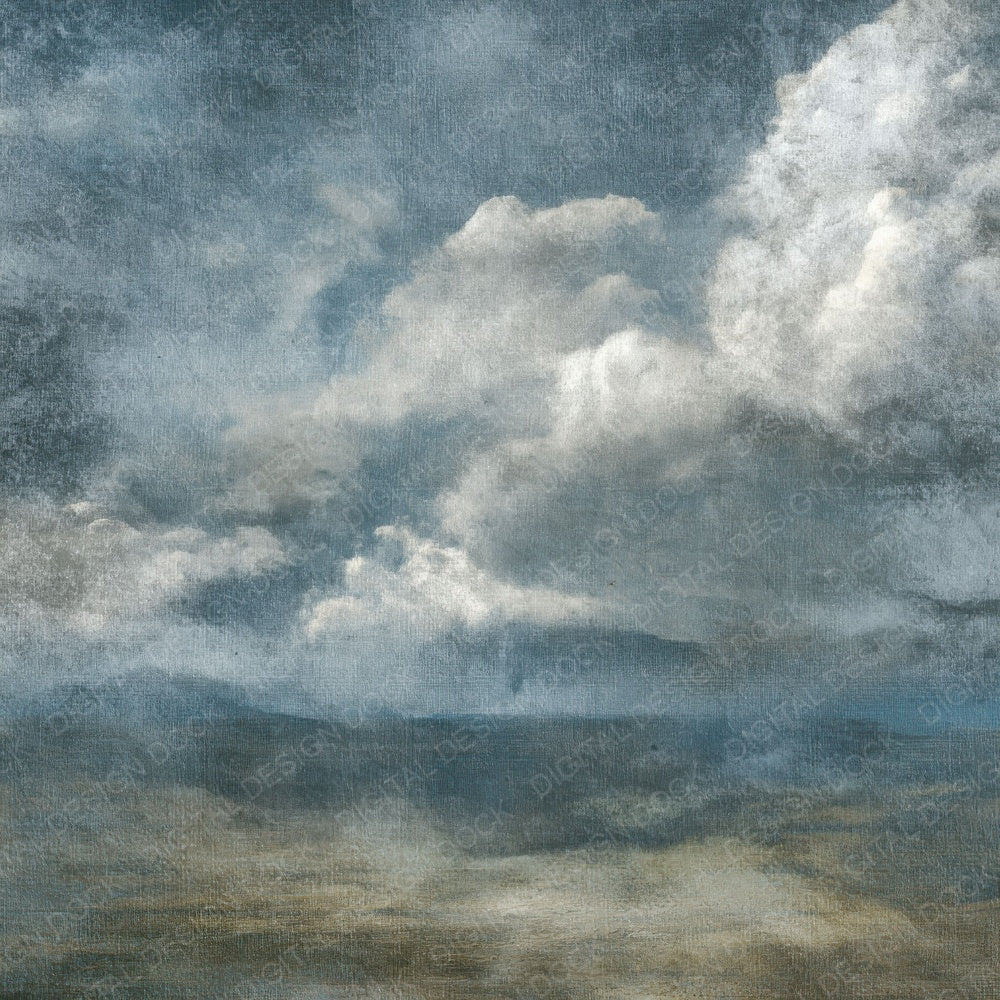 Storm Linen Watercloud Texture Digital Paper Pack (DDD003869)