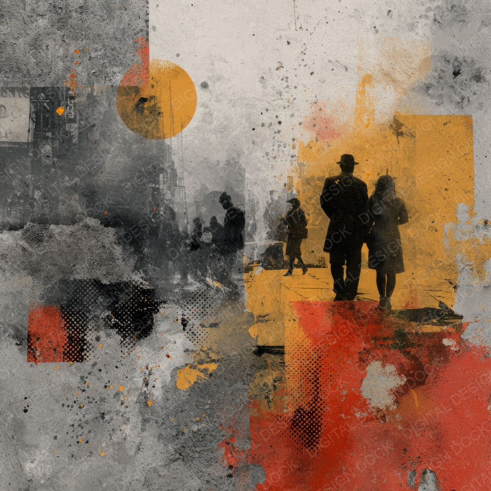 Street Art Poster Peel Digital Paper Pack (DDD003877)