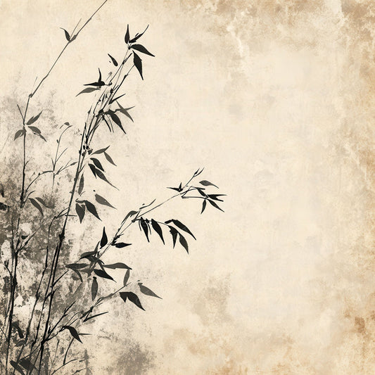 Sumi Ink Bamboo Digital Paper Pack (DDD003888)
