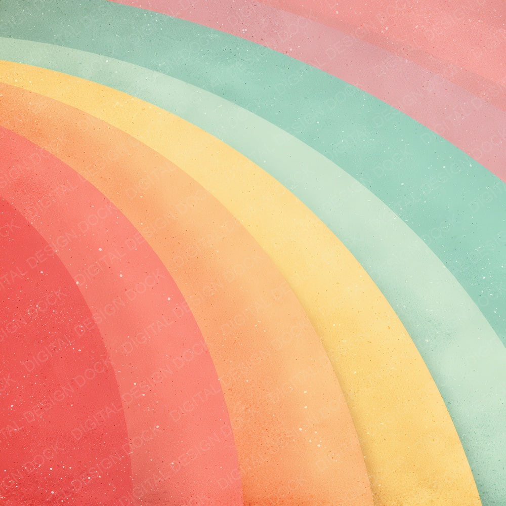 Sun Faded Rainbow Digital Paper Pack (DDD008624)