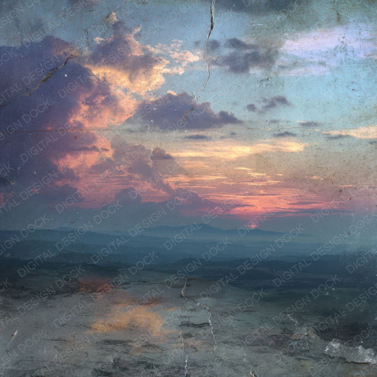 Sunrise Scenic Texture Digital Paper Pack (DDD007944)