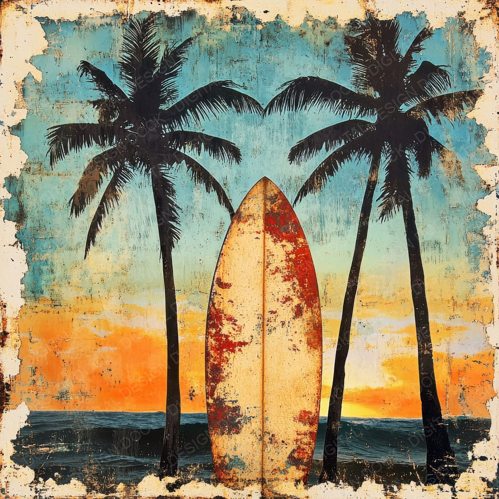 Surfboards Shack Rust Digital Paper Pack (DDD003915)