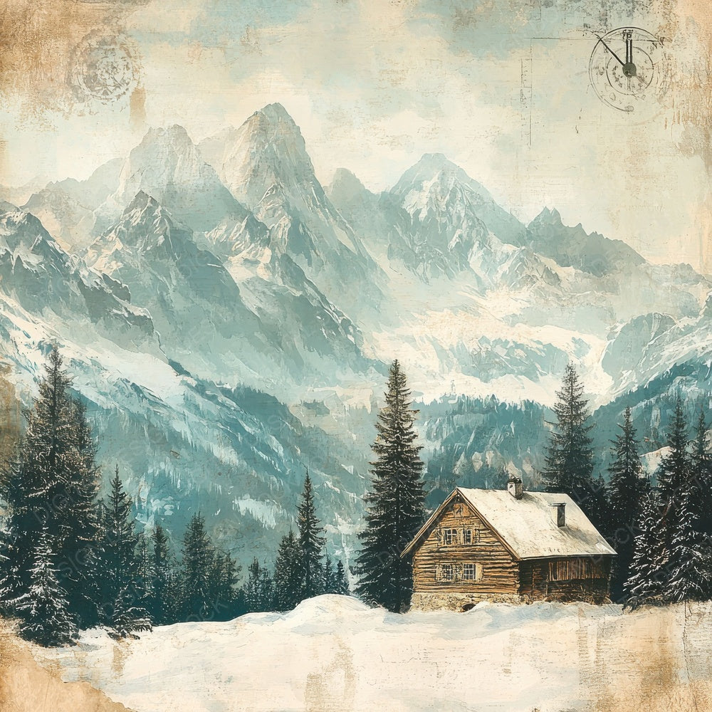 Switzerland Alpine Digital Paper Pack (DDD003927)