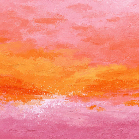 Tangerine Sunset Glow Digital Paper Pack (DDD003941)