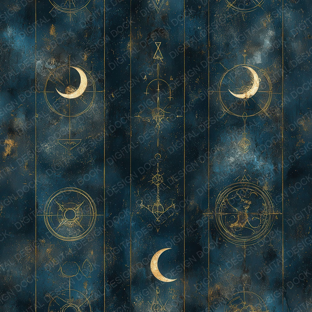 Tarot Arcana Moon Digital Paper Pack (DDD003946)