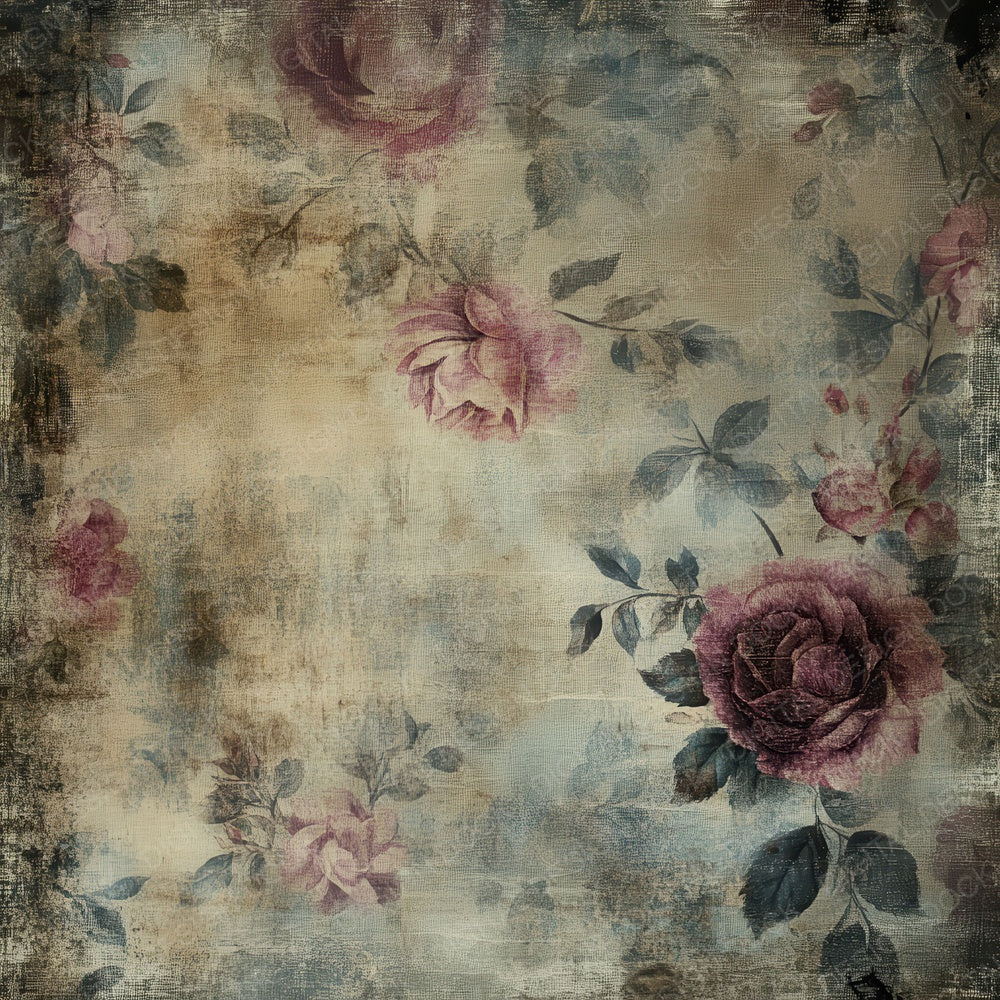 Tattered Victorian Wallpaper Digital Paper Pack (DDD003950)