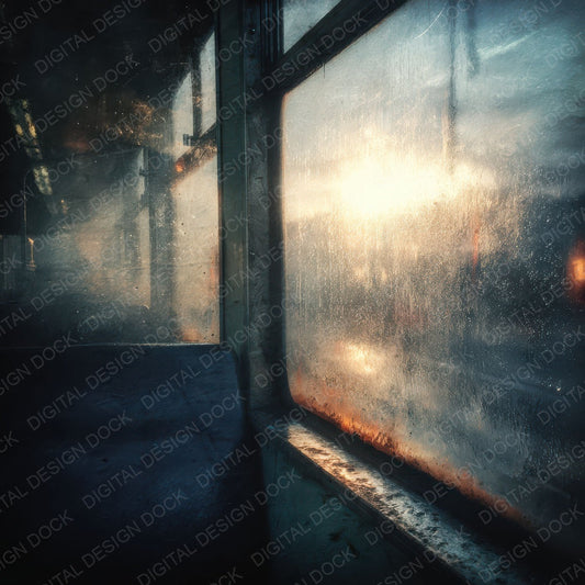 Train Glass Sunblur Digital Paper Pack (DDD004043)